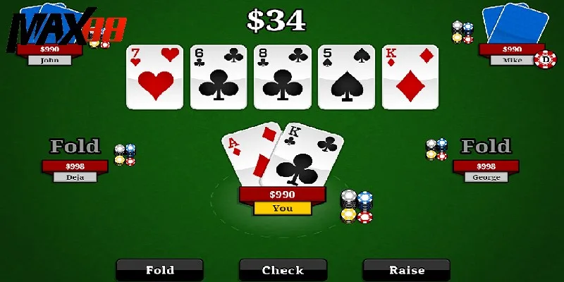 Game bài mới nhất MAX88 mang tên Poker Game bài mới nhất MAX88 mang tên Poker