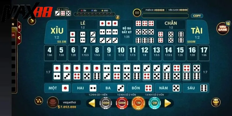 Tài xỉu MAX88 là game chơi hấp dẫn Tài xỉu MAX88 là game chơi hấp dẫn